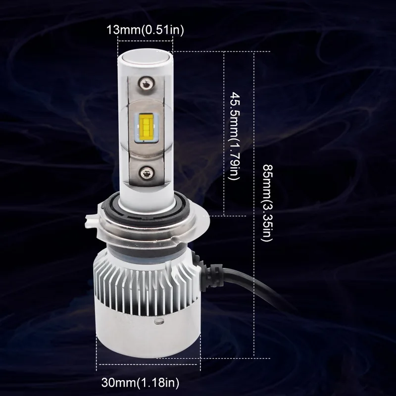 H7 светодиодный H4 Hi-Lo луч H8 H9 H11 70 Вт светодиодный лампы для автомобильных фар 6000лм CSP чипы 6000 К автомобильный налобный фонарь супер яркий конверсионный комплект