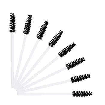

500pcs/lot Wholesale Disposable Eyelash Extension Supply Eyelash Mascara Brush Wand Eyebrow Comb Brushes Spoolers Makeup Tool