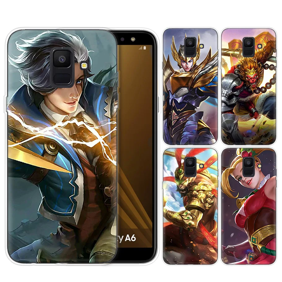 

Mobile Legends Cartoon Transparent Case for Samsung Galaxy A20e A80 A70 A60 A50 A40 A30 A20 A10 A9 A7 A8 A6 Plus 2018 Note 8 9