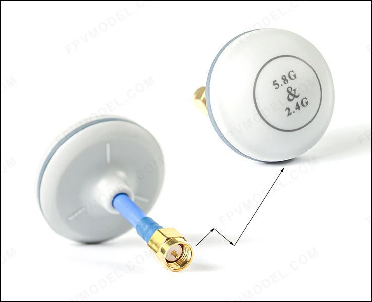 2 4 GHz to 5 8 GHz mushroom head high increase double frequency SMA antenna reception