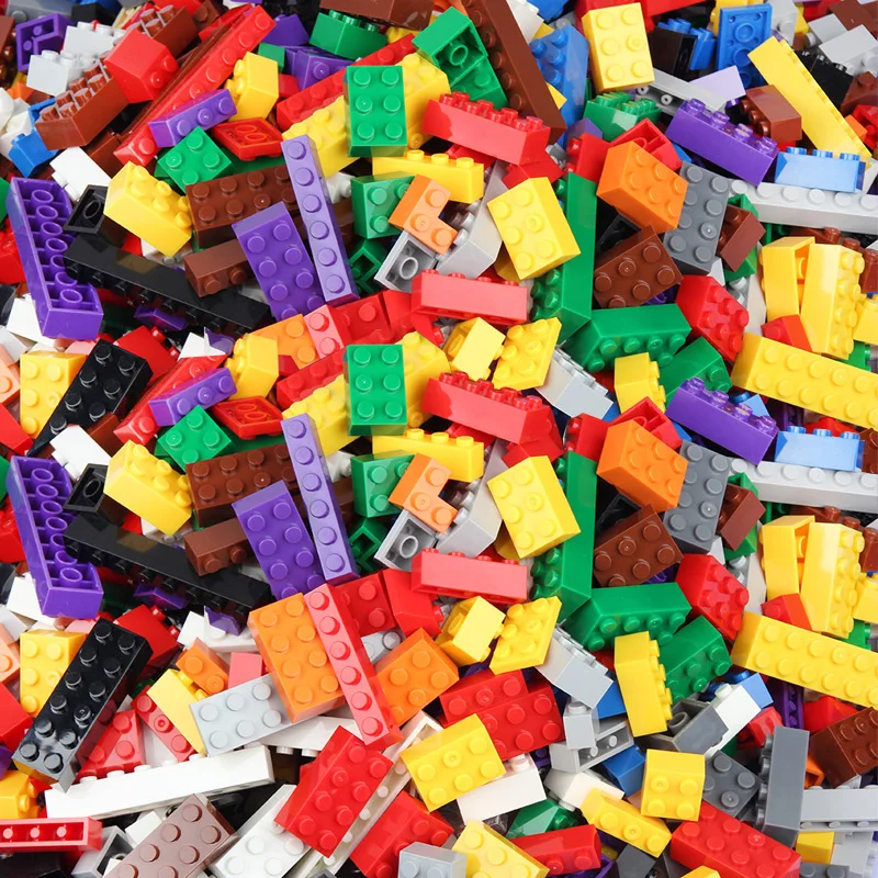 Online 1000 500 Uds. Bloques de construcción creativos clásicos de ladrillo DIY juguetes educativos a granel Compatible con LegoED Small Block