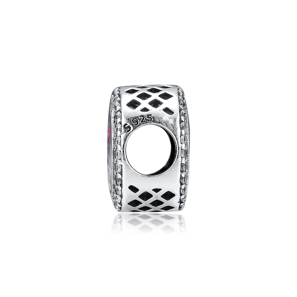 Fits for Pandora Charms Bracelets Day OF The Dead Beads 100$% 925 Sterling Silver Jewelry with Clear CZ Free Shipping