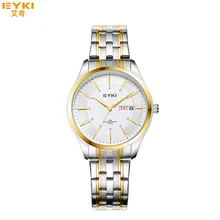 EYKI Mens Watches Top Brand Luxury Stainless Steel Quartz Watch Men Military Sports Wristwatch Relogio Masculino EET2012