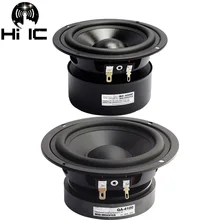 1 шт. HIFI 4 дюйма 70 Вт 80 Вт НЧ-динамик средненный динамик низкочастотный HIFI настольные книжные полки домашний кинотеатр СЧ-динамик