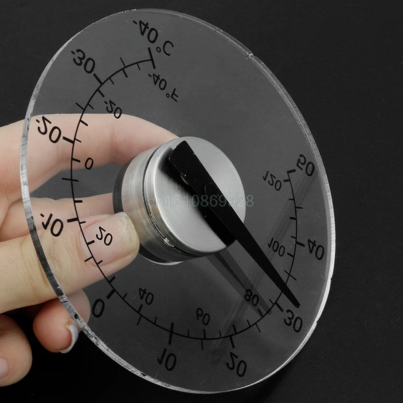 

Window Temperature Clear Fahrenheit /Celsius Degrees Circular Outdoor Window Temperature Thermometer Weather Station Tool