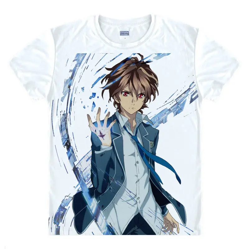 Guilty футболка с короной ouma Inori Yuzuriha футболки рисунками аниме Большой куш одежда