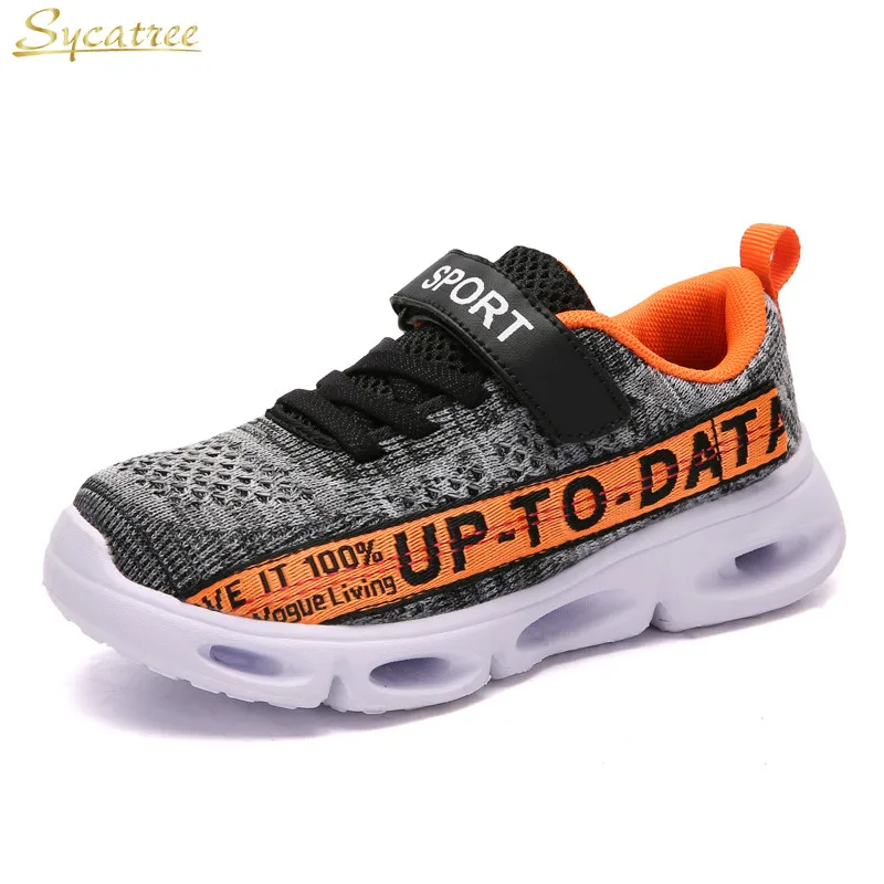 

Sycatree Kids Running Shoes Sport Air Ultra Athletic Huaraching Speed Off Trainer White Cross Children Girl Boys Boost Sneakers