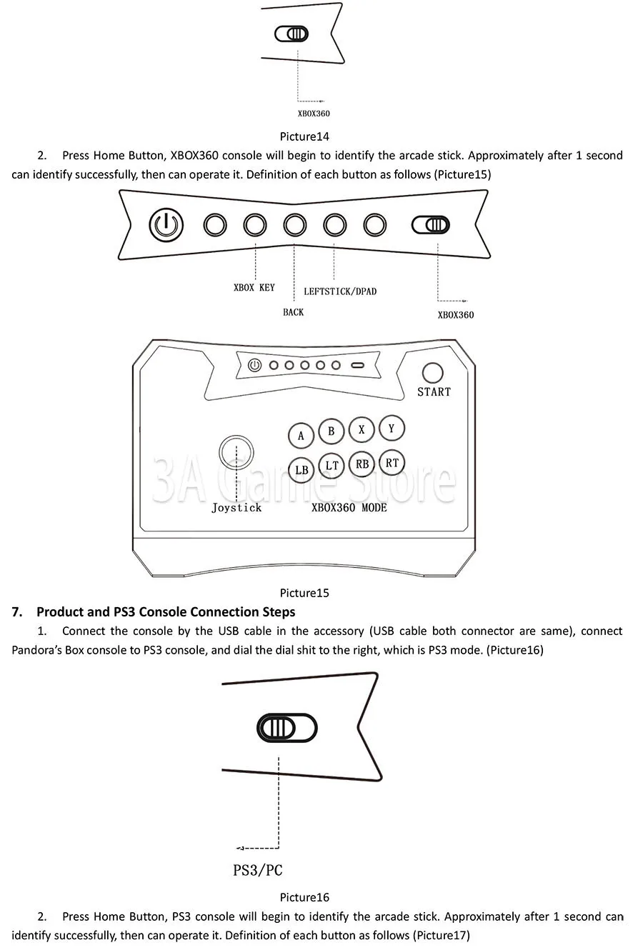 Pandora box 6 1300 in 1 wireless console arcade games 2 Players joystick button usb arcade controller HDMI VGA USB for pc TV PS3