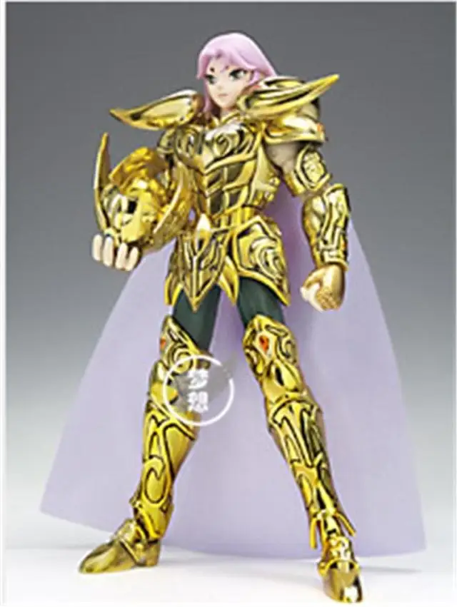 Bandai японская версия ST Seiya 1,0 золото Sent of Aries mu старая версия Золотой Металл