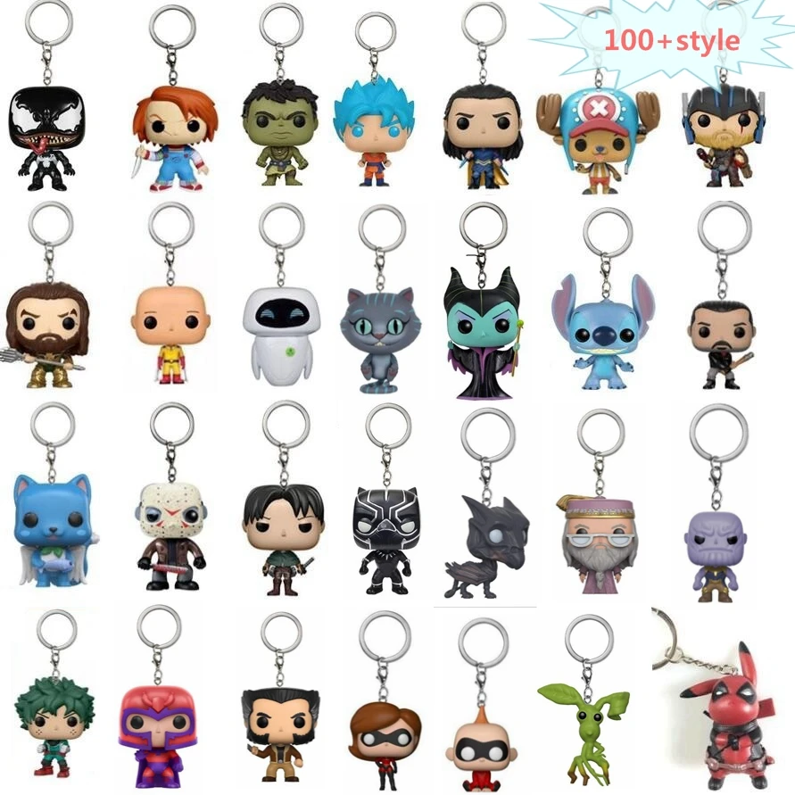 

Action Figure Stranger Things hermion Game Of Thrones Venom Aquaman Toys Cute Keychain Collection Model Toys Iron Man Dolls
