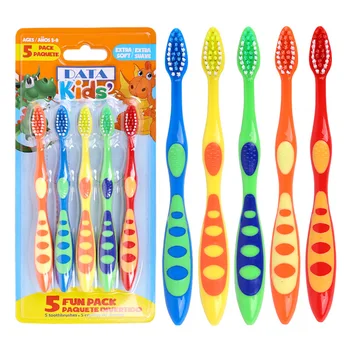 

5pcs Fashion Dinosaur Toothbrush Does Not Hurt The Gums Health Teeth Soft Hair Toothbrush Dinosaur Children Toothbrush