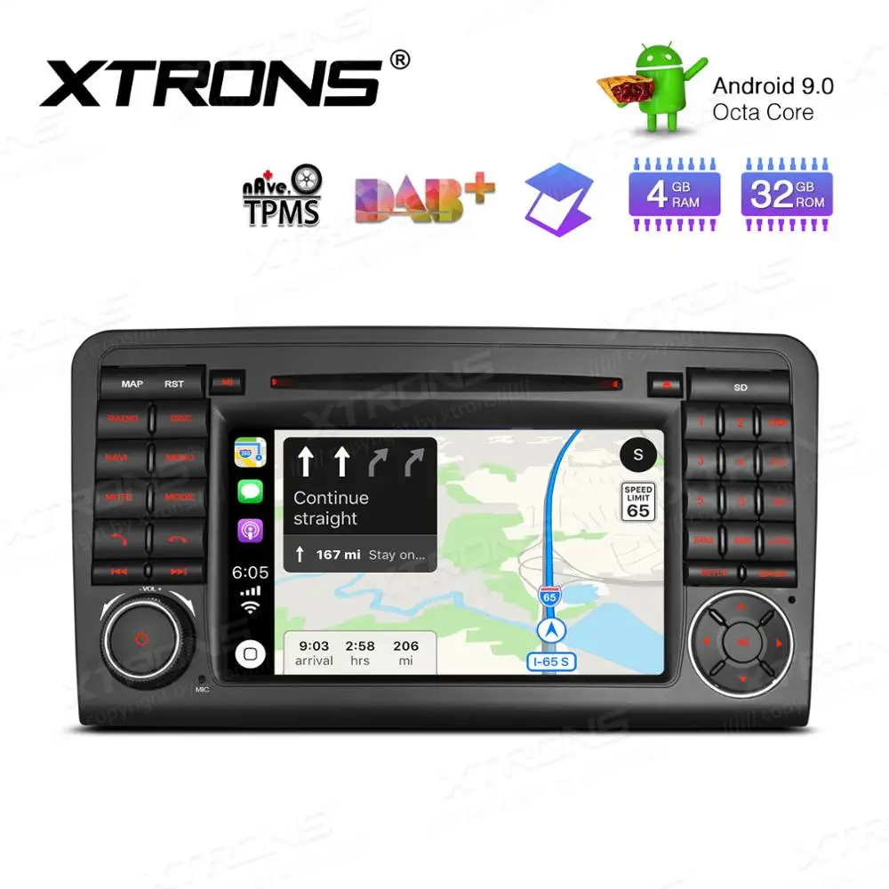 Clearance New 7" Android 9.0 OS Car DVD Multimedia Navigation GPS Radio for Mercedes-Benz ML-Class W164 2005-2011 &GL-Class X164 2006-2012 3 Clearance New 7" Android 9.0 OS Car DVD Multimedia Navigation GPS Radio for Mercedes-Benz ML-Class W164 2005-2011 &GL-Class X164 2006-2012 3