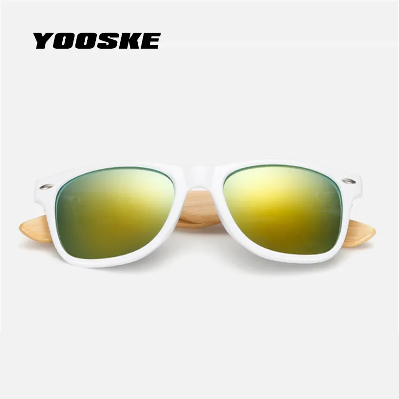 

YOOSKE 29 Color Men Bamboo Sunglasses for Women Brand Designer Wooden Glasses Leg Spectacles Vintage Goggles Eyeglasses Frames