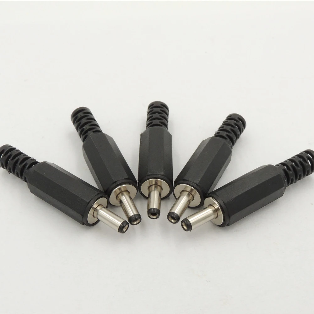 Buy 100pcs 3.5mmx1.3mm Male Solder DC Power Barrel Tip