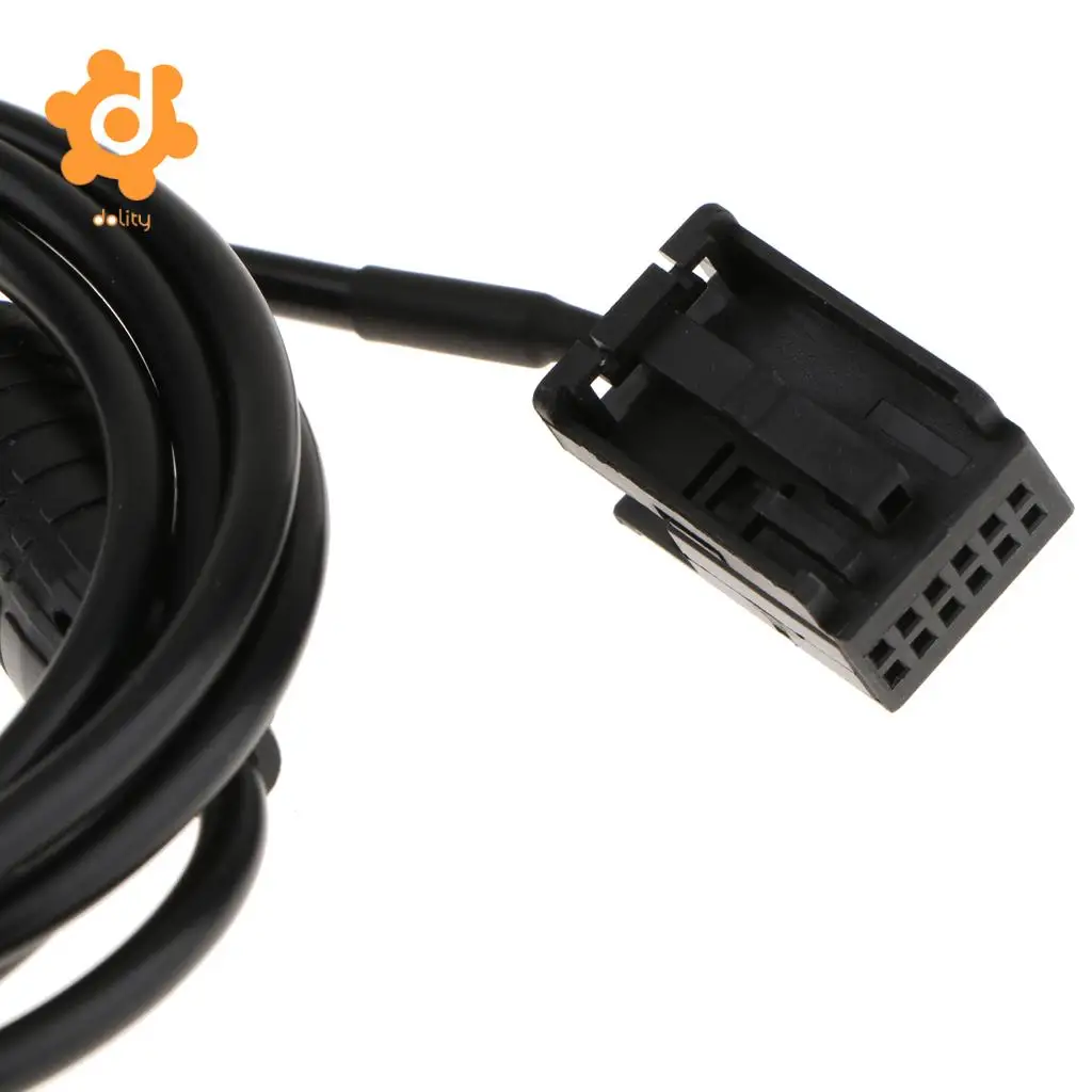 dolity 3.5MM Male AUX Audio Adapter Cable For BMW E85 E83 E83 E86 X3 Mini Cooper
