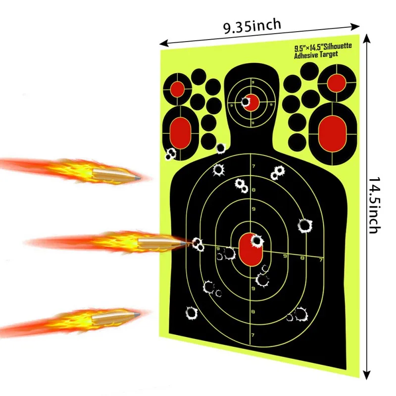 Splitterburst цели 8 дюймов палка Splatter реактивные само клейкие пистолет винтовка BB