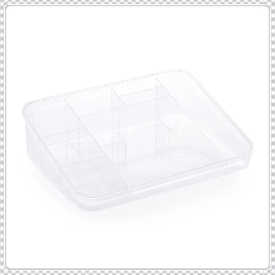 4 Makeup Organizer Plastic Box