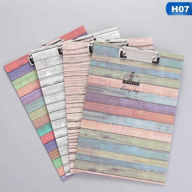 Candy color Cartoo A4 папка для файлов горизонтальная/вертикальная доска для письма папка с зажимом Дети подарок Школа Офис бумажный файл бизнес-поставка