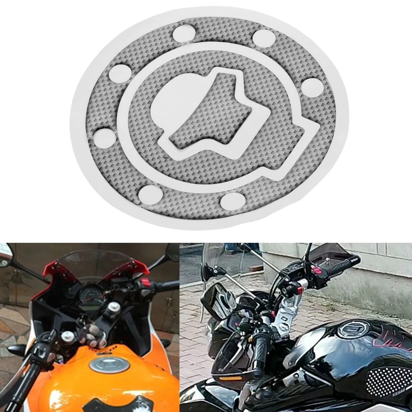 

Yetaha Fuel Gas Cap Cover Pad Sticker Motorcycel Decals For SXR 600 GSX-R 1000 GSX1400 RF400 GK78A RF600 RF900 TL1000R TL1000S