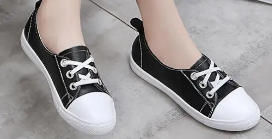

YIFU Small white shoes flat A93(1)-A93(4)