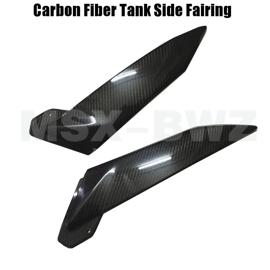 

New Motorcycle Carbon Fiber Tank Side Cover Panel Fairing For Yamaha YZF R1 2002 2003