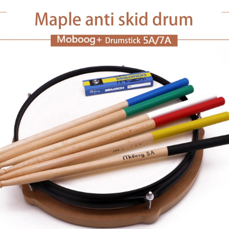Новый 1 пара кленовый деревянный барабан палочки 5AAnti-slip электронный барабан стойки барабанные палочки ударные инструменты аксессуары
