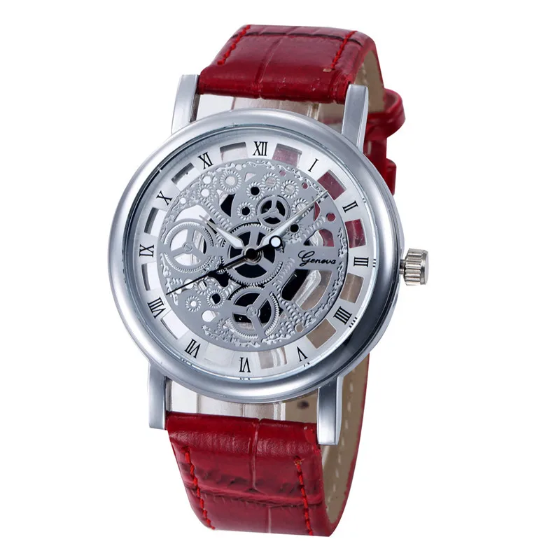 Fashion Women Hollow Analog Quartz Stainless Steel Wrist Watch Watches Casual Watch Clock Montre Femme #2AP26 (10)