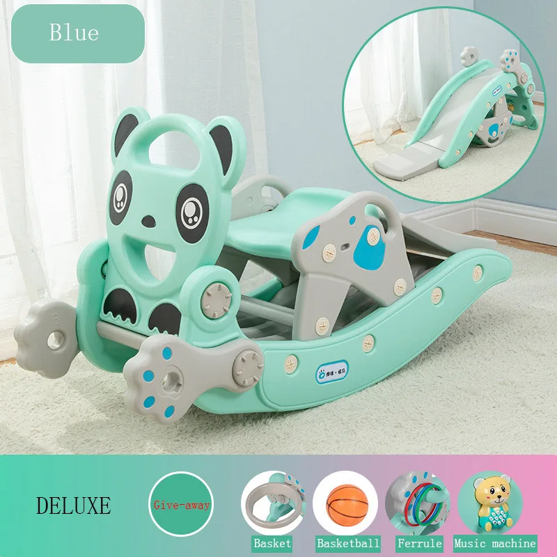 2 In 1 Infant Shining Slides For Kids Rocking Horse Baby Toys Multifunction Slides Ride Horse Toy For Children's Birthday Gift 2 In 1 Infant Shining Slides For Kids Rocking Horse Baby Toys Multifunction Slides Ride Horse Toy For Children's Birthday Gift