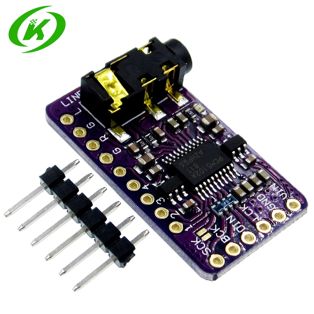 Интерфейс I2S PCM5102 DAC декодер GY-PCM5102 модуль плеера для Raspberry Pi pHAT форматная плата