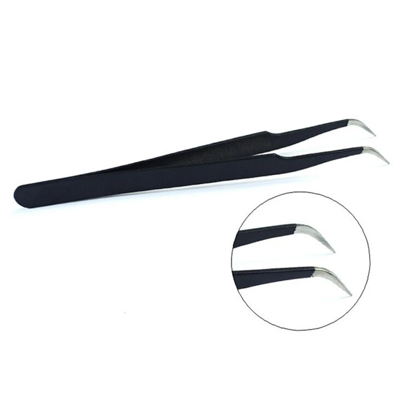 2 unids/lote Anti-estático Pinzas de precisión conjunto de Pinzas Pincet de acero inoxidable Pinzas ESD electrónica herramientas de reparación 2 unids/lote Anti-estático Pinzas de precisión conjunto de Pinzas Pincet de acero inoxidable Pinzas ESD electrónica herramientas de reparación