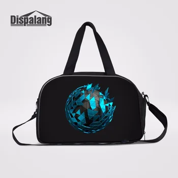 

Dispalang Unique Solid Figure Canvas Large Travel Duffel Tote Bags Weekend Travel Bag Organizer Unisex Duffle Bag Travel Handbag