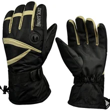 Мужские женские лыжные перчатки для сноуборда снегоходы мотоциклетные зимние перчатки ветрозащитные водонепроницаемые сохраняющие тепло руки