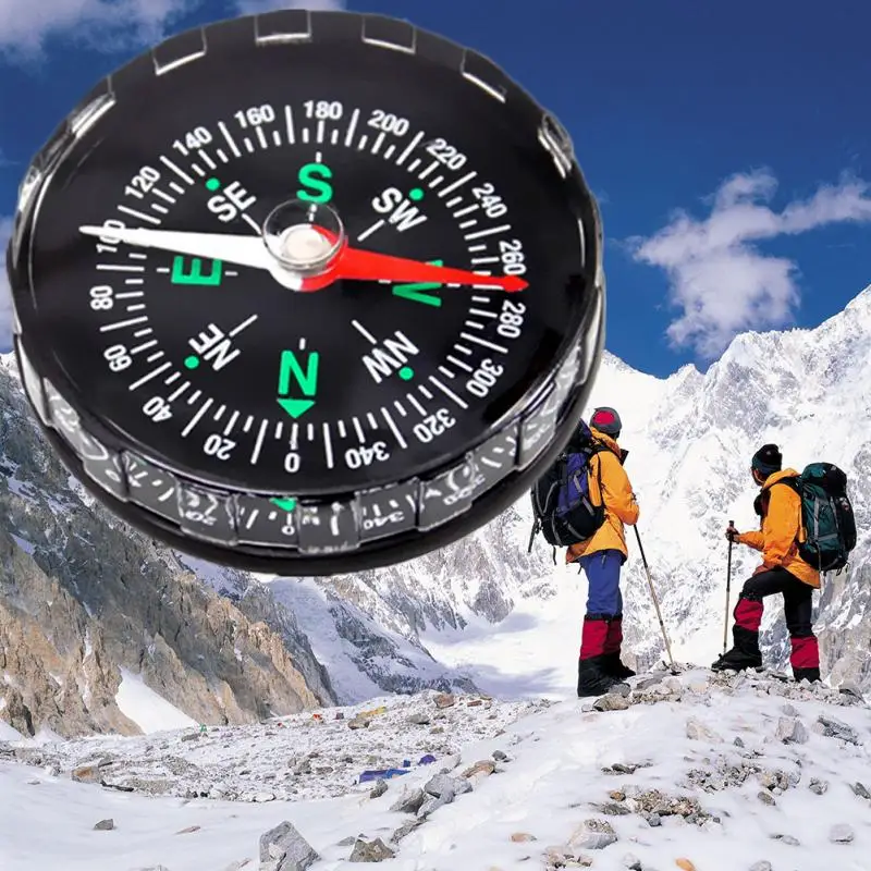

Portable Mini Precise Compass Practical Guider for Camping Hiking North Navigation Camping Hiking Accessories
