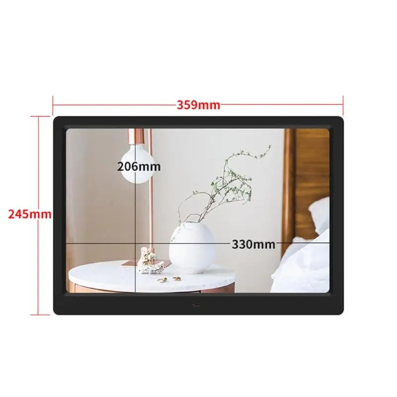 15,4 дюймов цифровой HD фоторамка MP3 MP4 видео плеер фоторамки календарь будильники цифровые фоторамки высокое качество