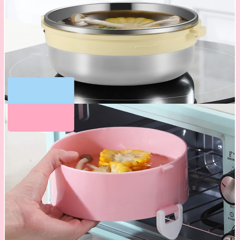 Seal Leakproof Microwave Bento Box Japan Style Insulation Portable Large Food Container Plastic Adult Bento Box Stainless Steel