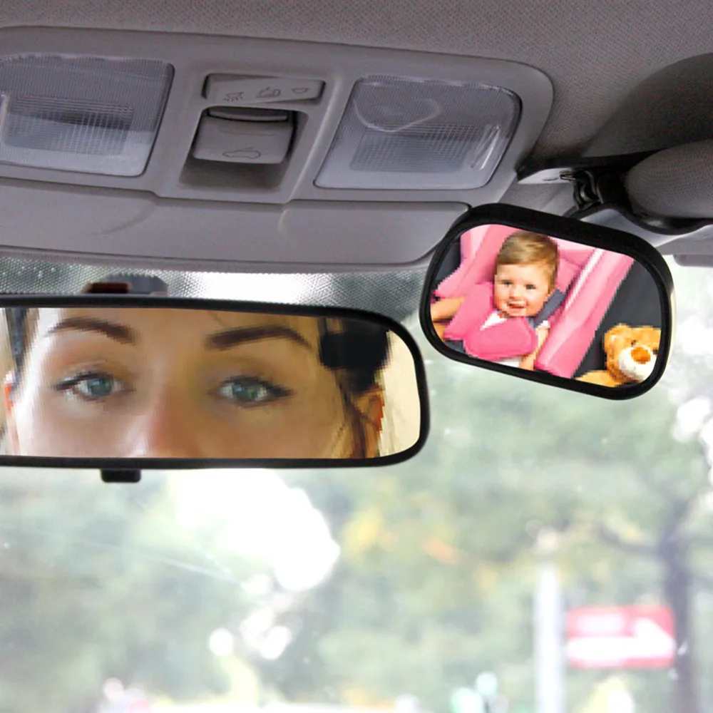 Tirol T22614d Мини Автомобильное Зеркало для наблюдением за ребенком 2 в 1/автомобильное заднее детское крепление для выпуклого зеркала заднего вида для автомобиля регулируемое детское зеркало