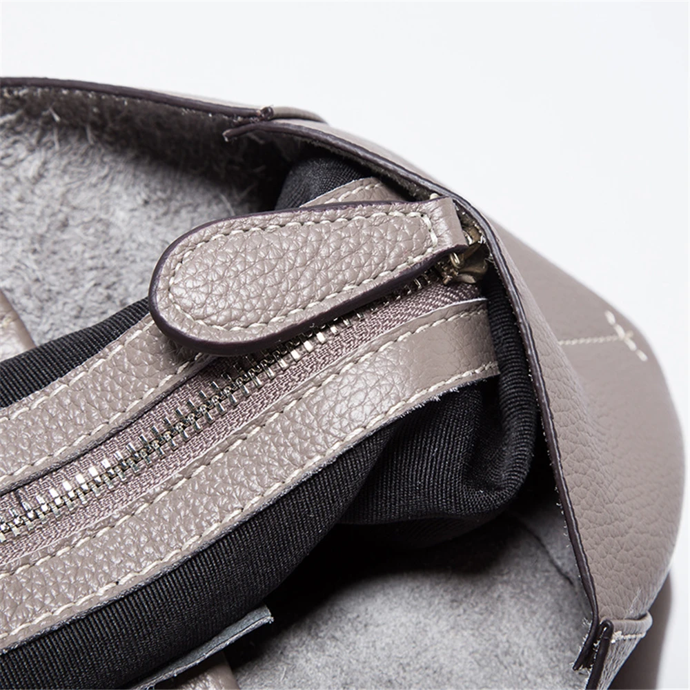 

New Arrival Fashion Style Women Large Cpacity Shopping Bag Split Leather High Quality Totes Women Handbag Bolsa