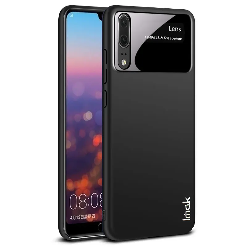 Huawei P20 Cover Case IMAK Jazz Lens Slim Back Business Shockproof PC For huawei p20 with Screen protector |