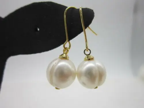 HOT PERFECT 10MM AAA+ white south sea PEARLS EARRING | Украшения и аксессуары