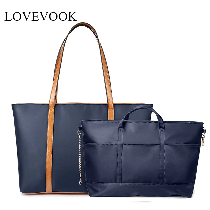 LOVEVOOK large capacity shoulder bags 2 sets women handbags high