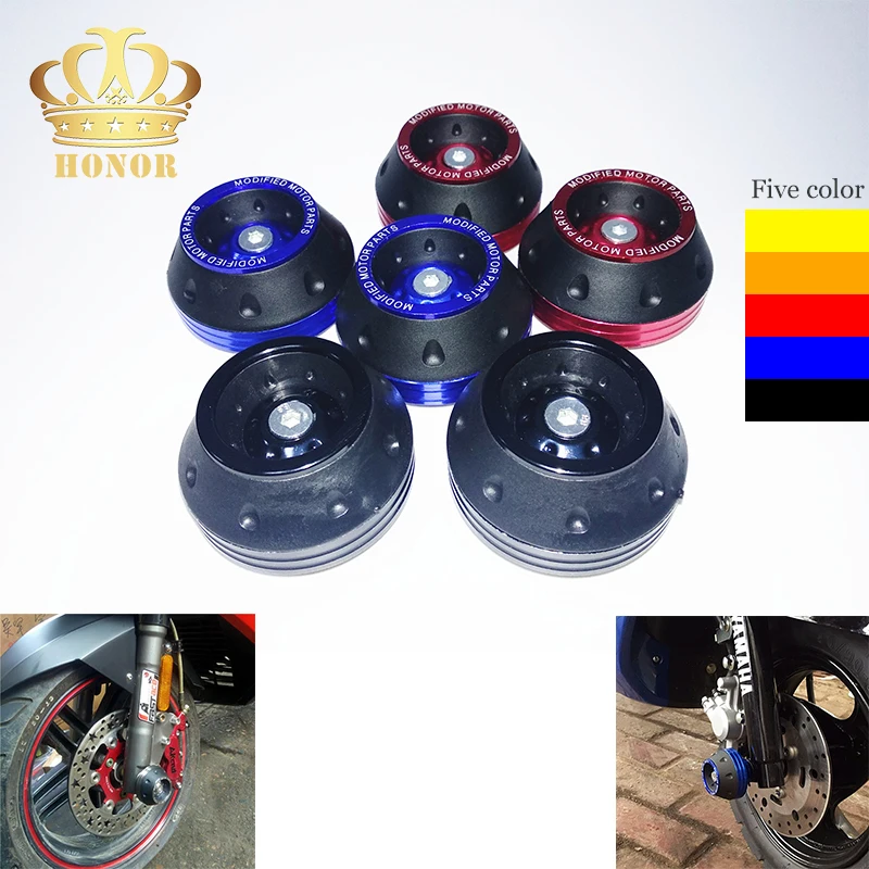 

Motorcycle 1 Pair of Fork Frame Sliders Falling Protection Sliders Crash Protector Motocross