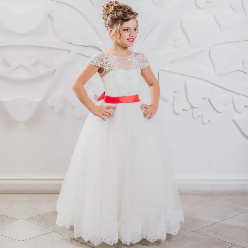 full white long frock