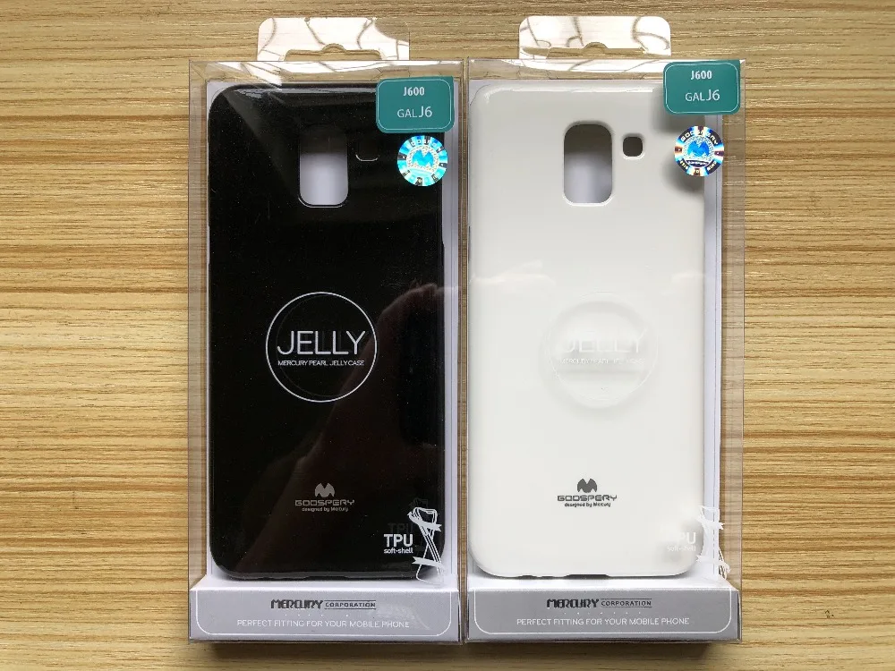 Оригинальный чехол бампер из ТПУ Mercury GOOSPERY с жемчужинами для Samsung Galaxy J6 2018|Бамперы|