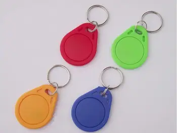 

100pcs125Khz RFID Proximity Keyfobs Ring Access Control Card RFID ID Tag Door Entry Access Control EM Key Chain Token