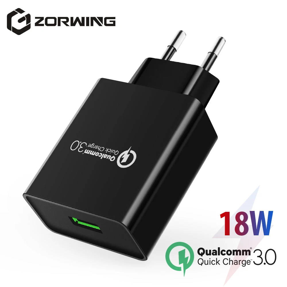 

Universal 18W Quick Charge 3.0 9V 2A USB Charger For iPhone xs xr x Fast Charger Charging For Samsung S8 S9 Mobile Phone Charger