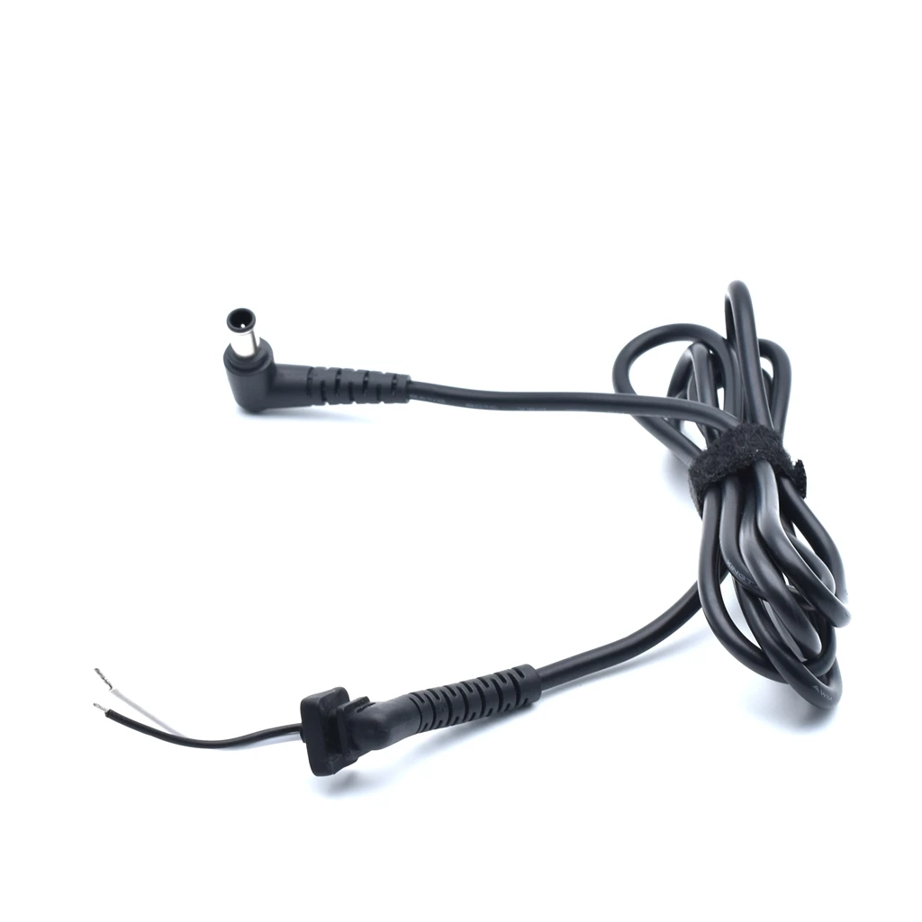 

1pcs DC 6.0 x 4.4 6.0*4.4mm Power Supply Plug Connector With Cord / Cable For Sony Laptop Adapter 6.0*4.4