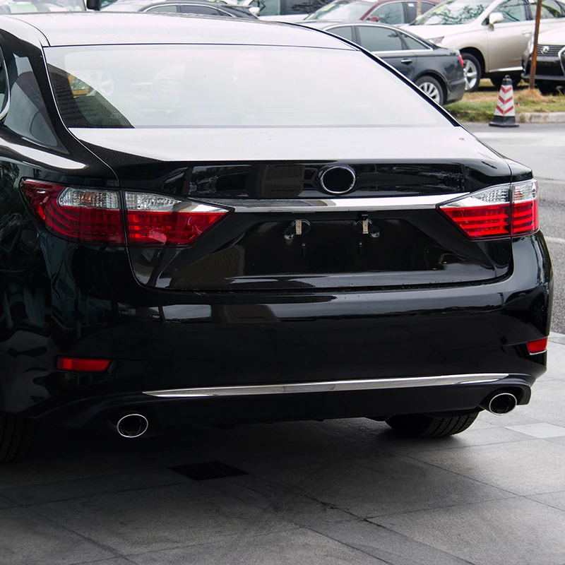 Автомобильный задний бампер из нержавеющей стали lsrtw2017 для lexus es200 es250 es300h es350 2012 2013