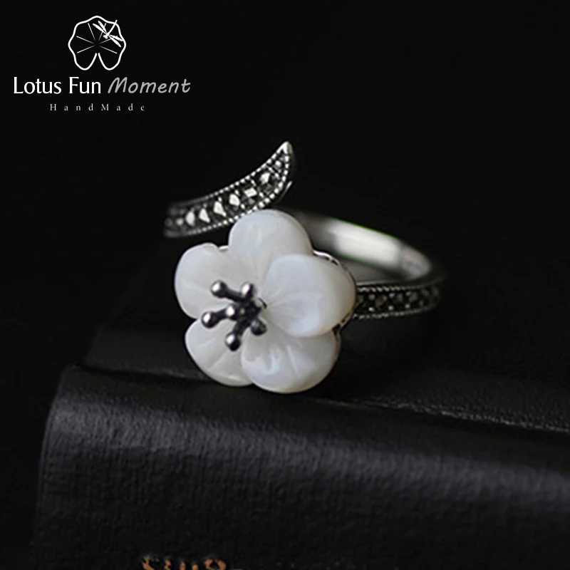 Lotus Fun Moment Настоящее серебро 925 пробы натуральная ручная работа креативный дизайн