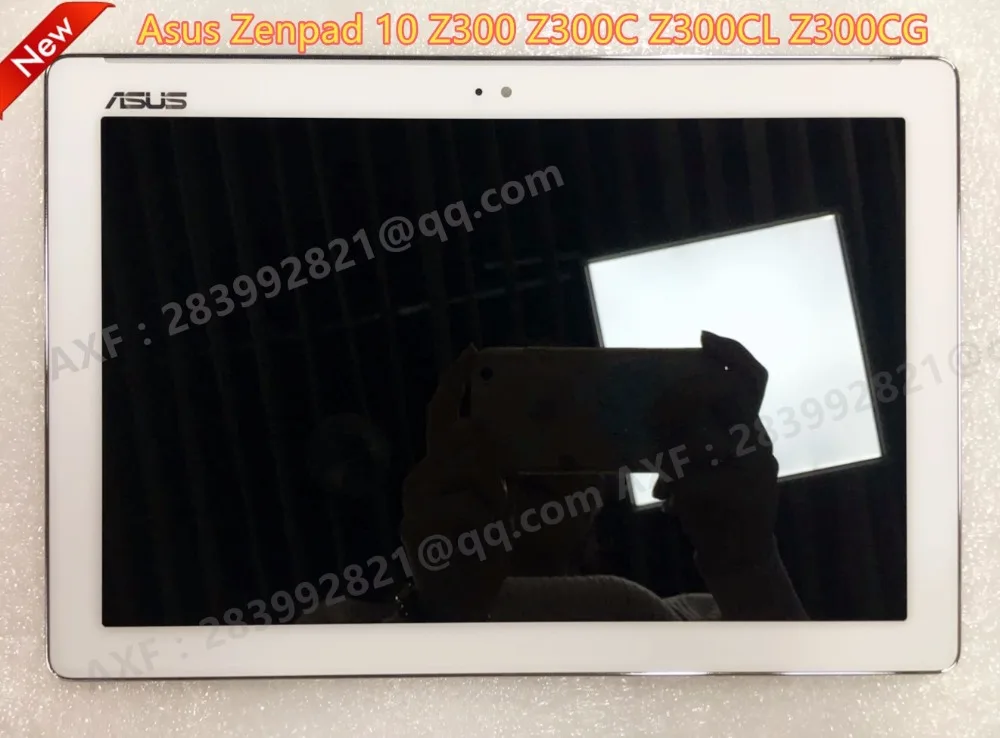 

For ASUS Zenpad 10 Z300 Z300C Z300CL Z300CG 10.1" Black White LCD Display Monitor+ Touch Screen Panel Digitizer Assembly + Frame
