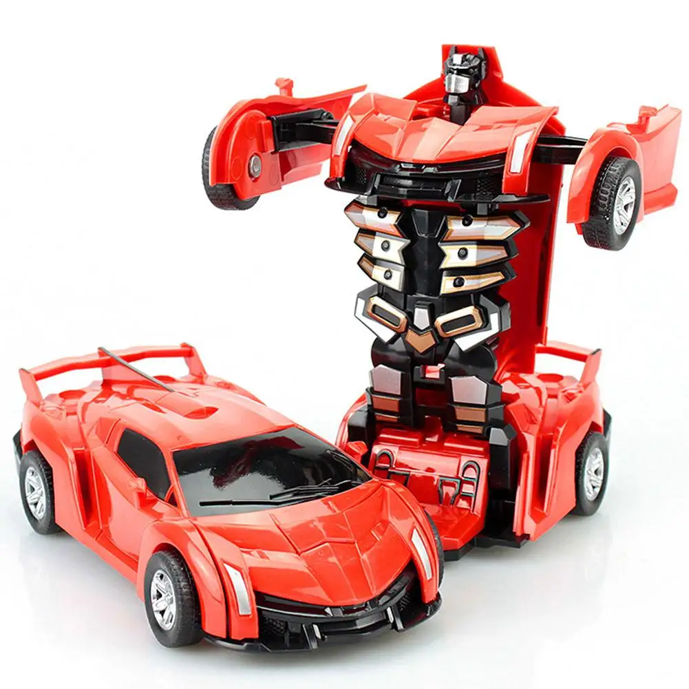

Inertia Crash PK Car Deformation Robot Action Figures Toy for Kids